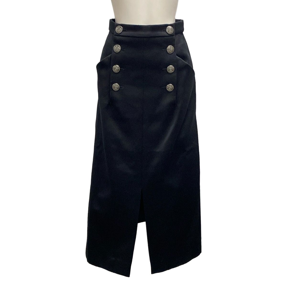 CHANEL(シャネル) ロングスカート サイズ34 S レディース美品 - P59150 黒 コットン