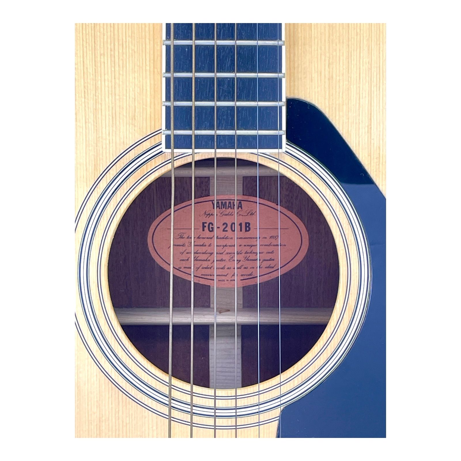 「G11486」現状品 YAMAHA ヤマハ FG-201B アコギ ギター ✨美品✨YAMAHA ヤマハ FG-201B アコースティックギター アコギ 付属品