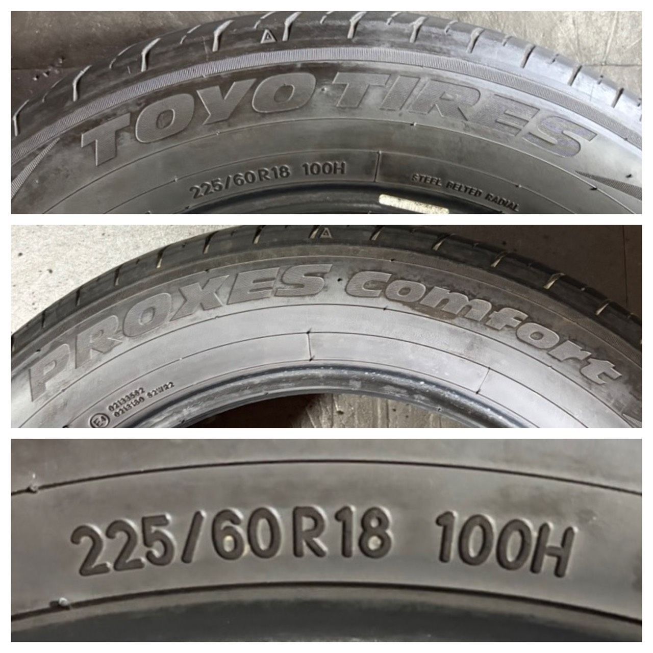 2025/2024年製 約7.8～8.8分山 トーヨータイヤ TOYO TIRES プロクセス