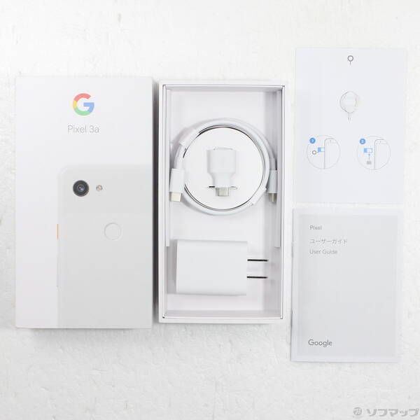 中古】Google Pixel 3a 64GB クリアリーホワイト SIMフリー - メルカリ