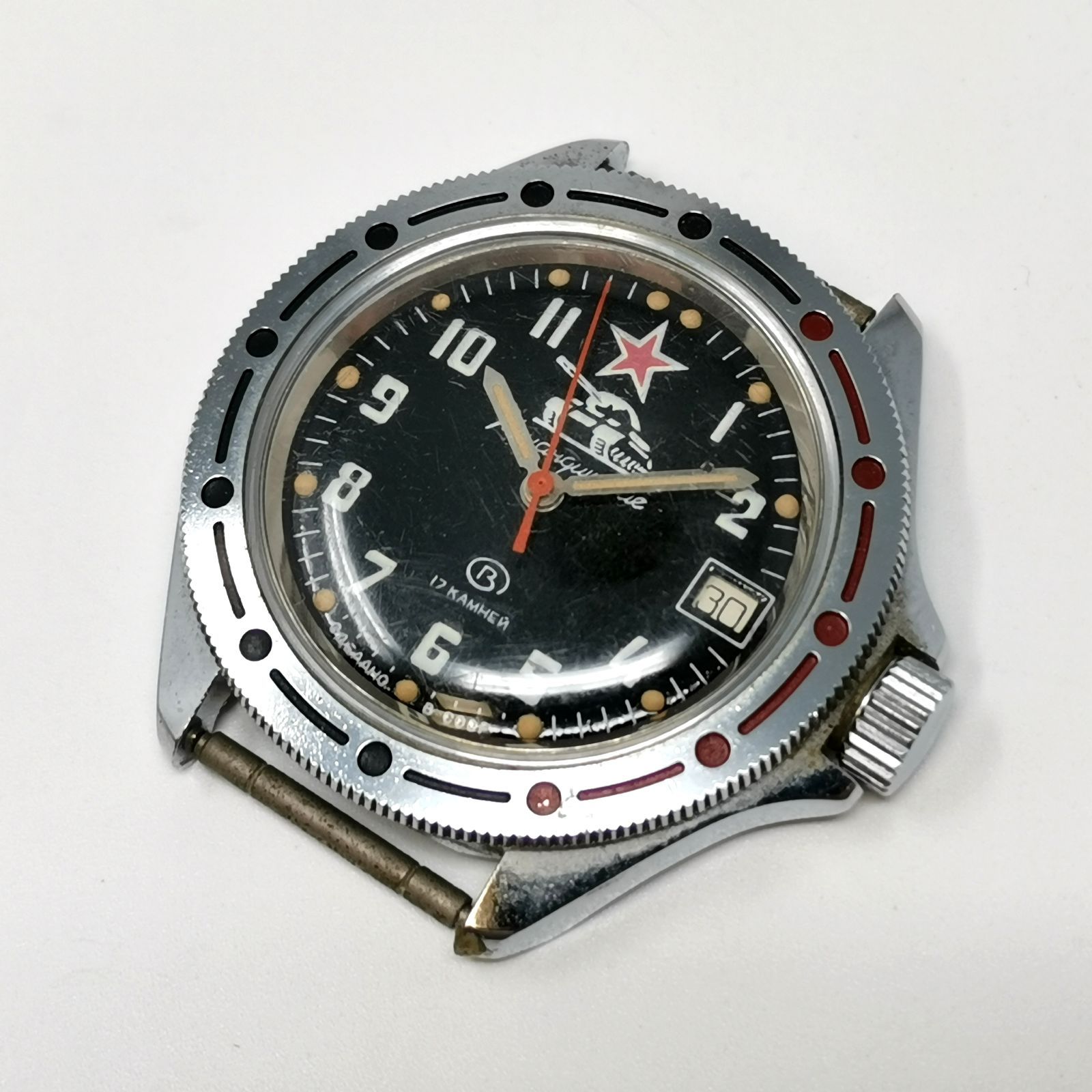 Vostok Komandirskie 手巻き巻 時計 ケースのみ ジャンク 中古品 管理番号KKVUKO4081