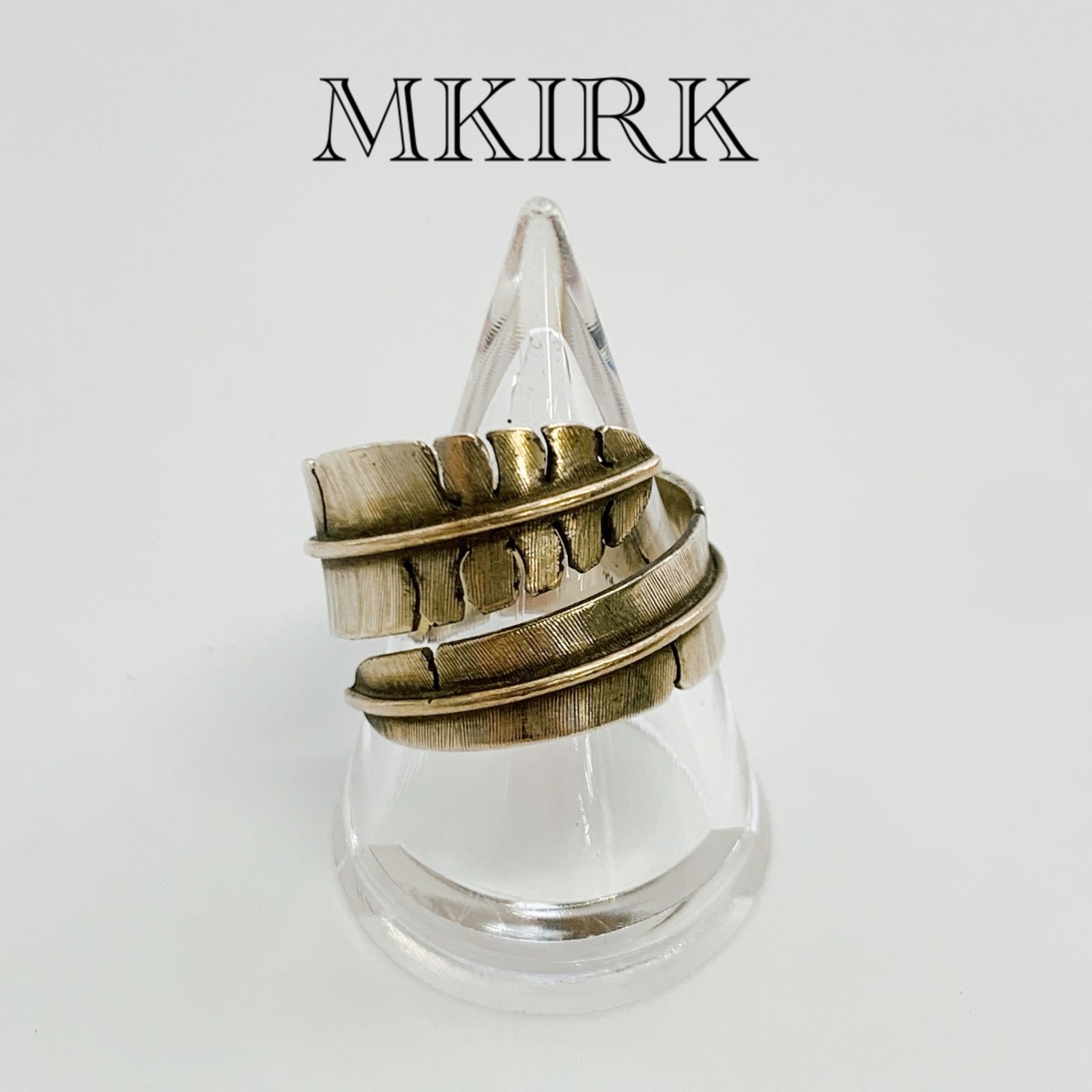 MKIRK Michael kirk マイケルカーク フェザー リング STERLING SILVER