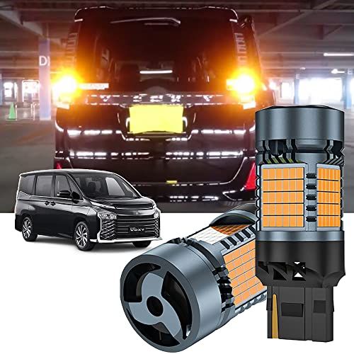 ヴォクシー ノア 60系 70系 80系 90系 適用/対応 LEDウインカーT20/T20ピンチ部違い アンバー 2016SMD チップ 冷却ファンを搭載 キャンセラー内臓 7440 ハイフラ防止 航空用アルミヒートシンク 2個入ts fc066ab6