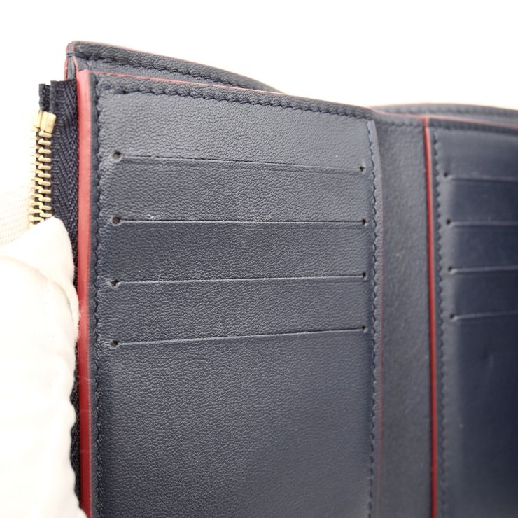 LOUIS VUITTON（ルイヴィトン）ポルトフォイユ・カプシーヌ コンパクト 三つ折り財布 マリーヌルージュ トリヨンレザー ゴールド金具 M62157 レディース【中古】