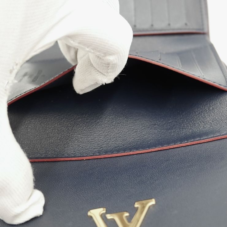 LOUIS VUITTON（ルイヴィトン）ポルトフォイユ・カプシーヌ コンパクト 三つ折り財布 マリーヌルージュ トリヨンレザー ゴールド金具 M62157 レディース【中古】