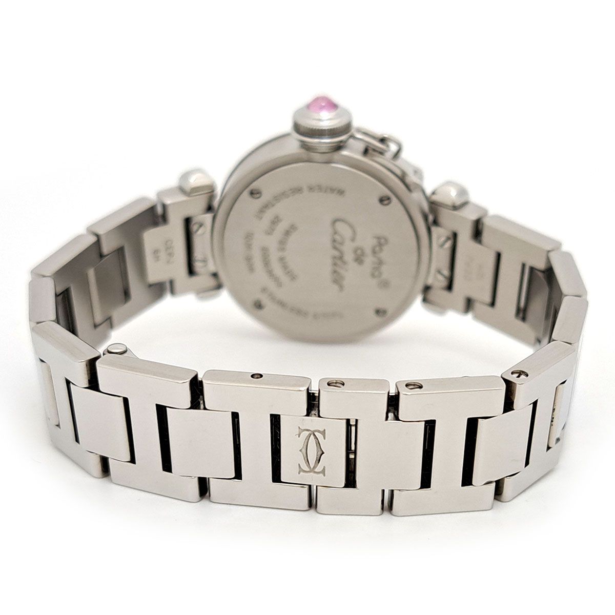 カルティエ ミス パシャ W3140008 クオーツ ステンレススティール レディース CARTIER【中古】 【時計】