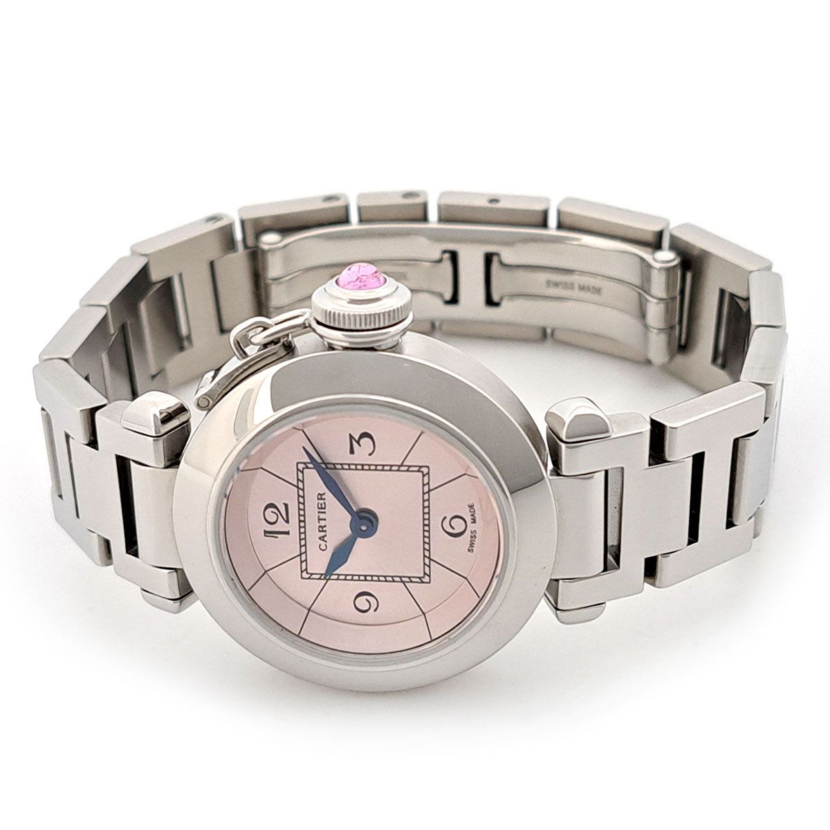 カルティエ ミス パシャ W3140008 クオーツ ステンレススティール レディース CARTIER【中古】 【時計】