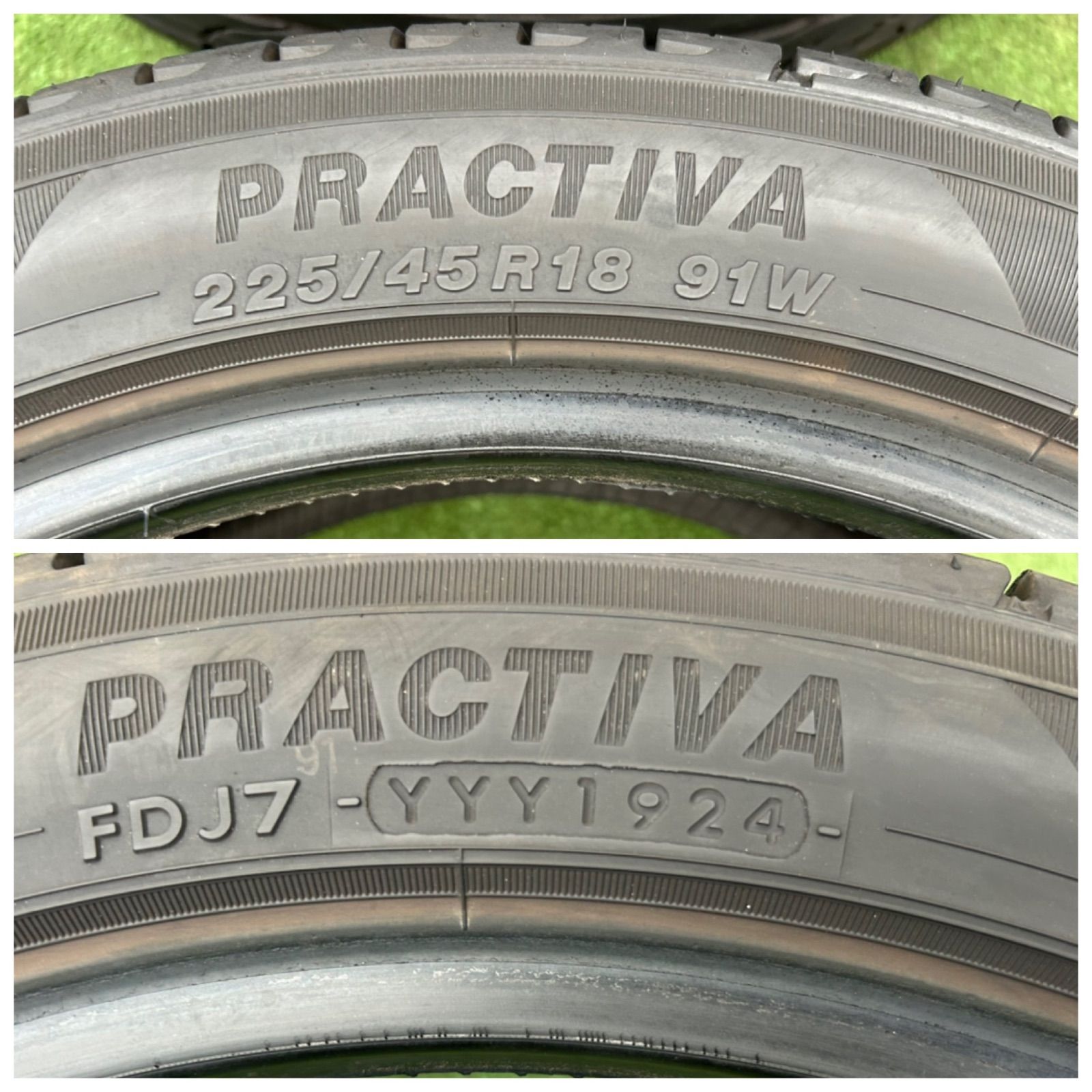 YOKOHAMA（ヨコハマ） ・商品名：PRACTIVA ・タイヤサイズ：225/45R18 