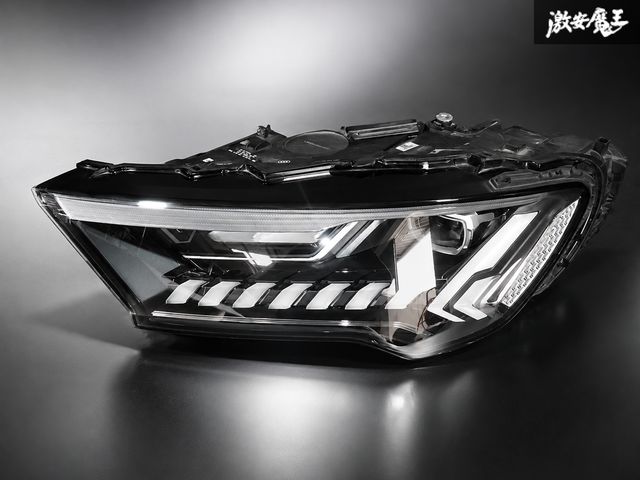 【 即発送！】アウディ Q7 クワトロ 4M 純正 左 ヘッドライト ヘッドランプ ライト LED マトリクスLED 4M0.941.039.A
