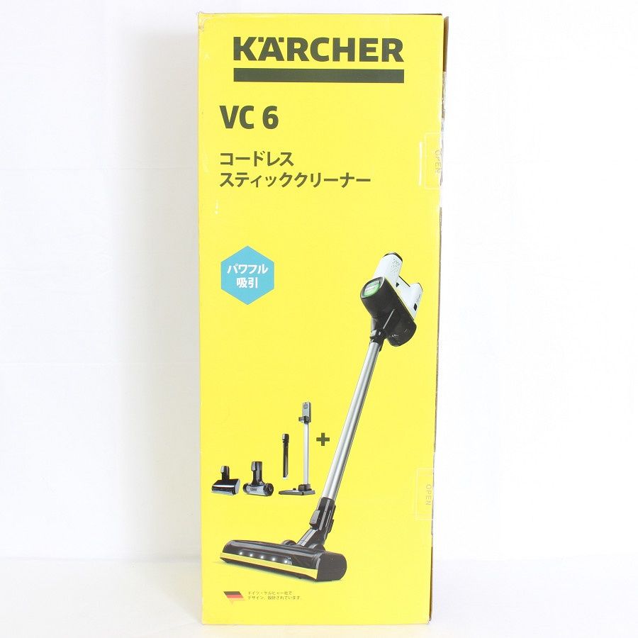 新品未開封】ケルヒャー VC6 ホワイト コードレススティッククリーナー