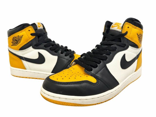 ナイキ NIKE AIR JORDAN 1 RETRO HIGH OG Taxi エア ジョーダン 1 レトロ ハイ タクシー 555088-711 27.5 イエロー ブランド古着ベクトル 中古▲■260728