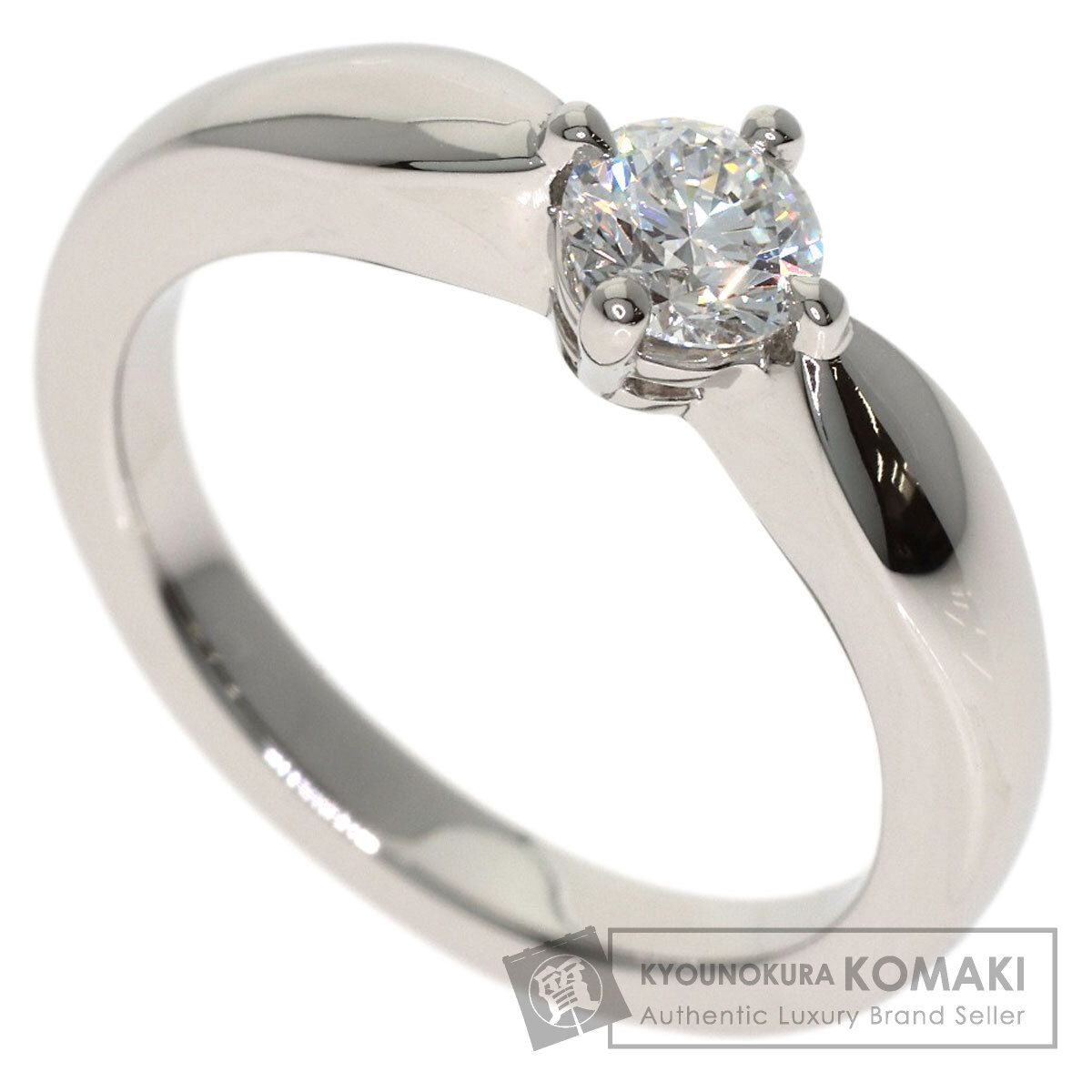 BVLGARI ブルガリ テディカータ ヴェネチア リング・指輪 PT950 レディース [中古]