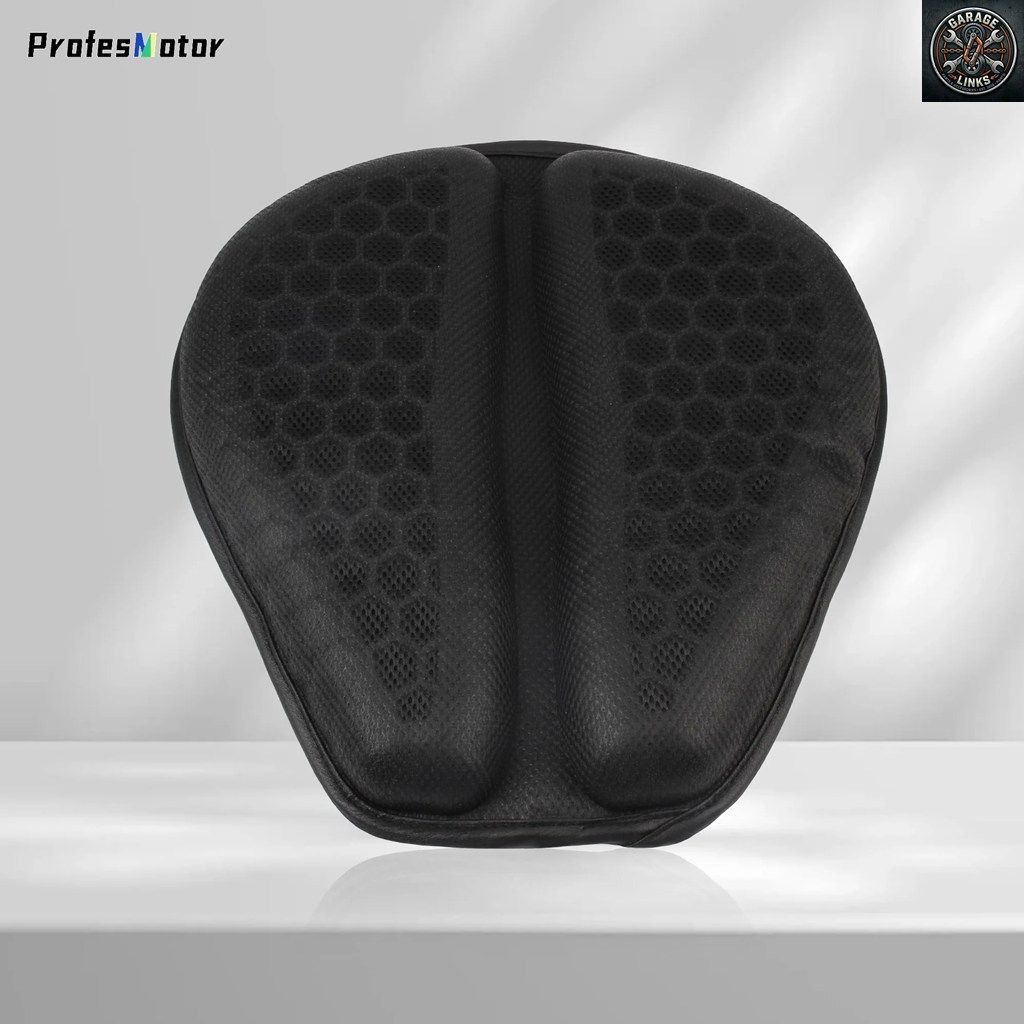 バイク用ジェルシートクッションカバー、衝撃吸収性、通気性、3Dハニカム構造、エンデューロバイク用