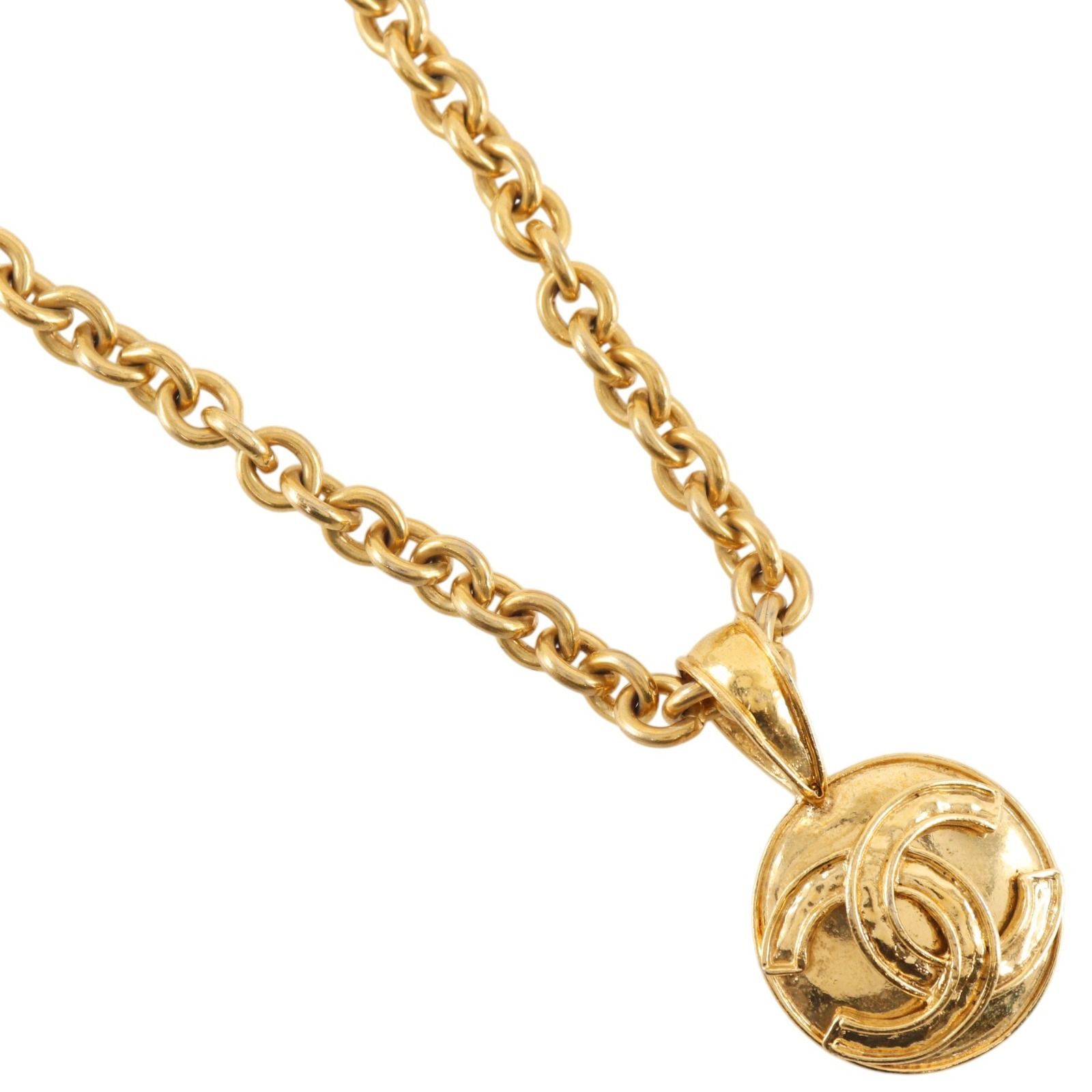 【CHANEL】シャネル ココマーク ヴィンテージ 金メッキ 94P レディース 73.7g ネックレス