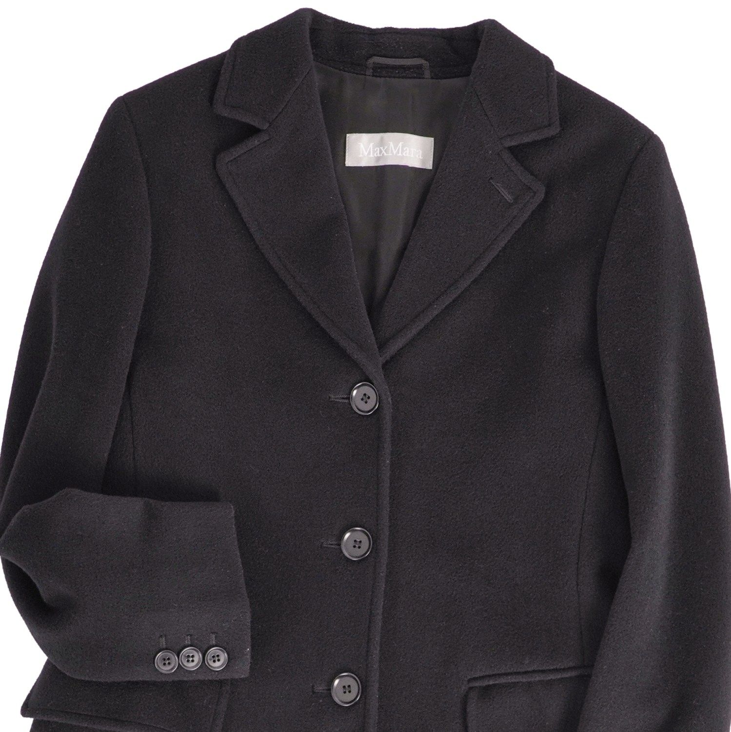 極美品 マックスマーラ Max Mara コート ロングコート ウール アウター
