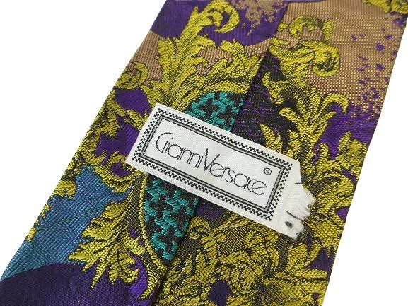 ジャンニヴェルサーチ ヴェルサーチェ GIANNI VERSACE ネクタイ ワイド