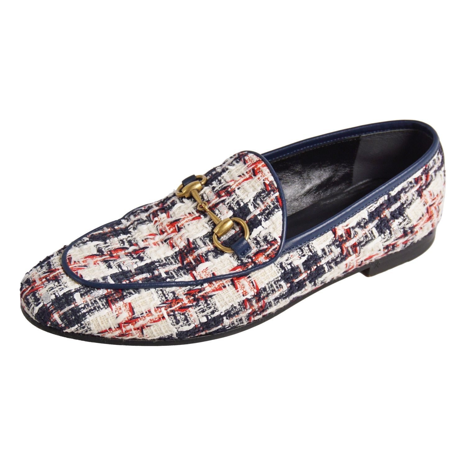 美品 グッチ GUCCI ローファー ヨルダーン モカシン ホースビット ツイー