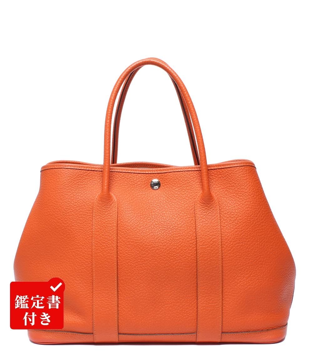 エルメス トートバッグ □R刻印 シルバー金具 ガーデンパーティPM HERMES