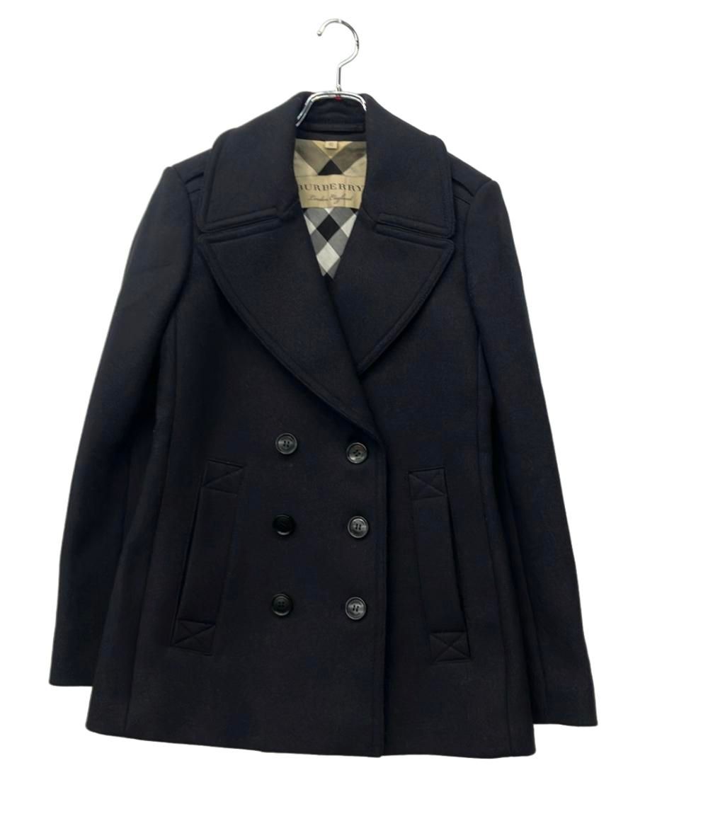 バーバリーロンドン ピーコート ダブルブレスト 裏地バーバリーチェック ミドル丈 レディース SIZE 38 (S) BURBERRY LONDON 14,534円