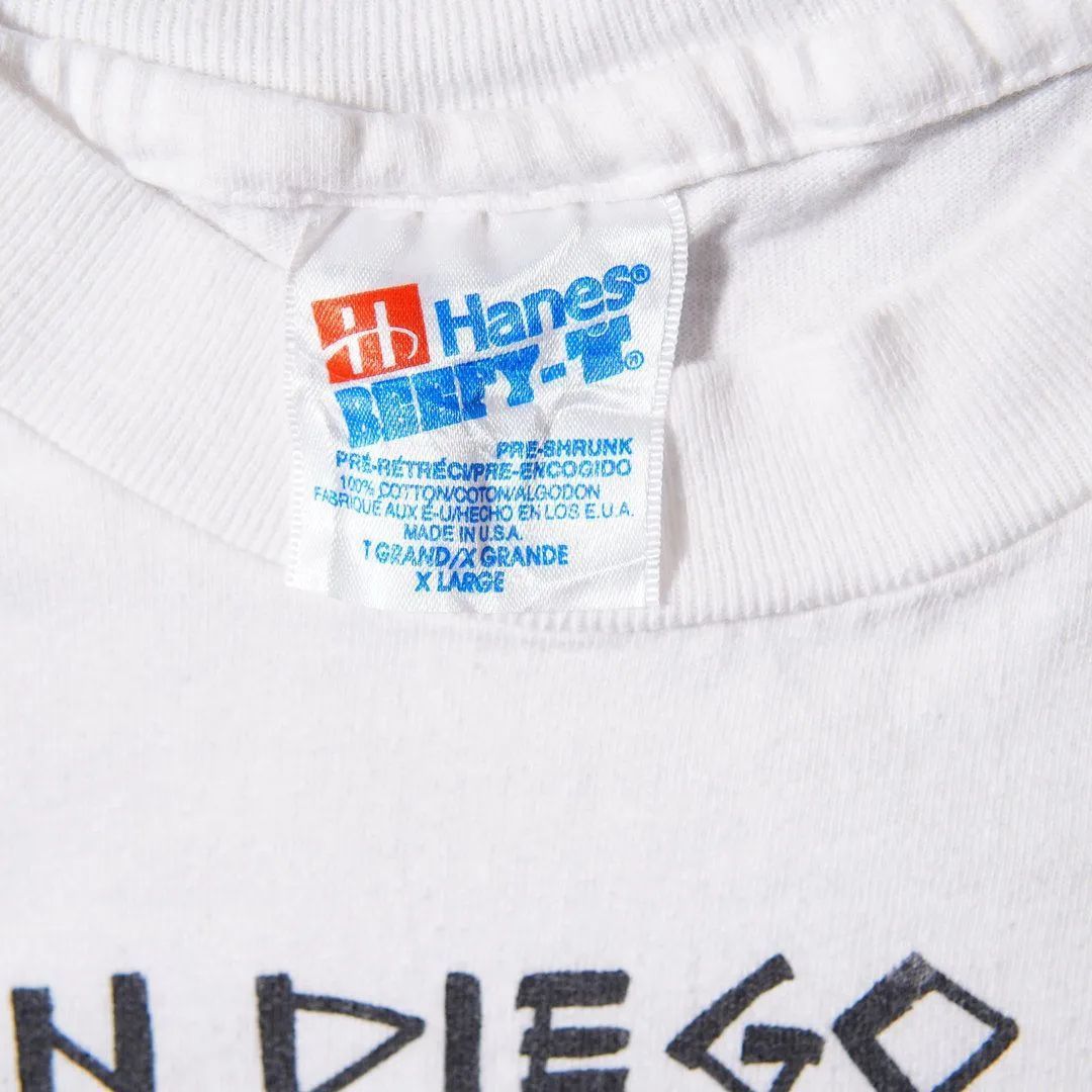 90s USA製 ヴィンテージ アニマル Tシャツ XL ホワイト シングル