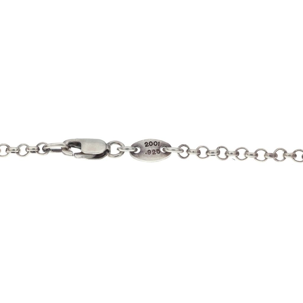 CHROME HEARTS クロムハーツ NECKCHAIN R18 ロールチェーンネックレス 18inch シルバー BCA083 CHROME HEARTS (クロムハーツ) NECKCHAIN R18 ロールチェーン