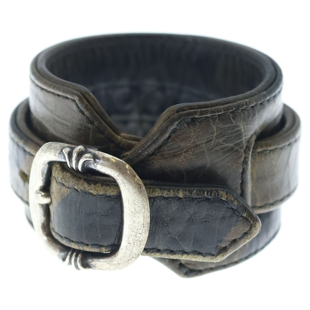 クロムハーツ　R&R タイニーバックル　レザーブレスレット CHROME HEARTS (クロムハーツ) R&R TINY BUCKLE ガンスリンガー