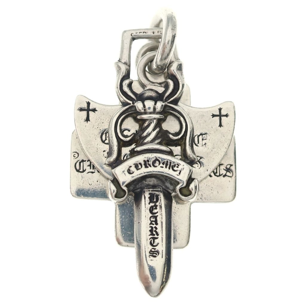 CHROME HEARTS (クロムハーツ) 3TRINKETS OLD 3トリンケッツ オールド ペンダントトップ シルバー BCA202