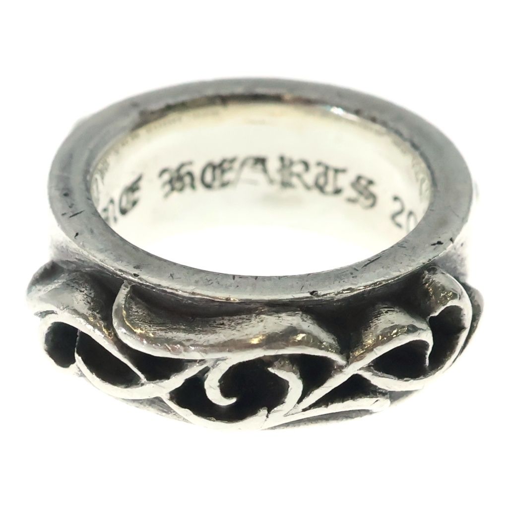 CHROME HEARTS (クロムハーツ) DBL NARROW VINE BAND ダブルナローヴァインバンド シルバーリング -