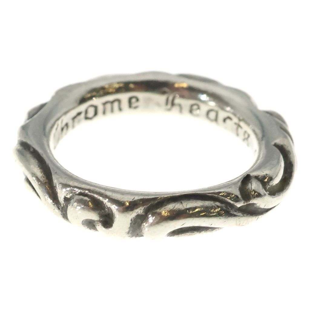CHROME HEARTS (クロムハーツ) SCRL BAND スクロールバンド リング シルバー BCA351 52,800円