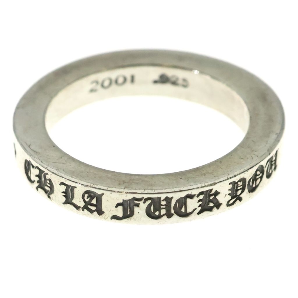 CHROME HEARTS (クロムハーツ) 3mm SPACER FUCKYOU LA限定 3mmスペーサーファックユー シルバーリング シルバー BCA395
