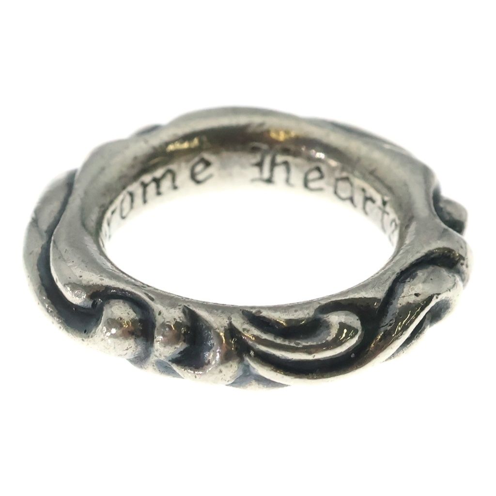 CHROME HEARTS (クロムハーツ) SCRL BAND スクロールバンド リング シルバー BCA351
