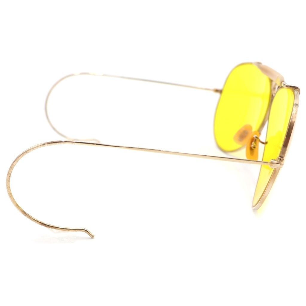 Ray Ban レイバン シューター カリクロームレンズ ボシュロム ティアドロップフレーム サングラス メガネ 眼鏡 アイウェア ゴールド/イエロー Ray Ban (レイバン) シューター カリクロームレンズ ボシュロム ティア
