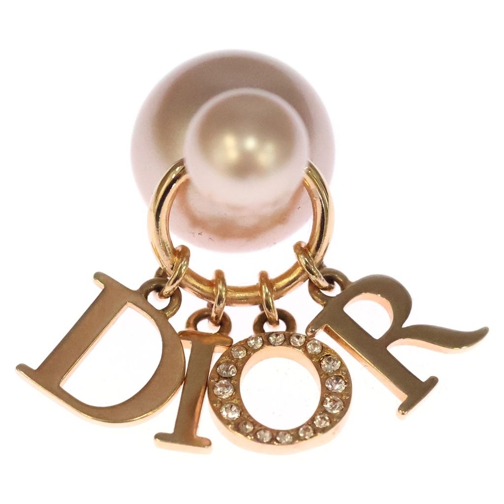 DIOR ピアス　パール　ピンクゴールド Christian Dior (クリスチャンディオール) Dior Tribales ロゴライン