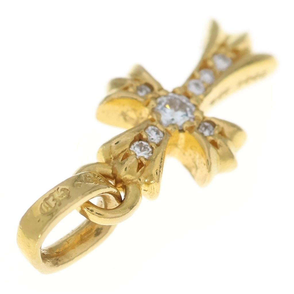 CHROME HEARTS (クロムハーツ) 22K CRS BBYFAT P/DIA ベイビーファット