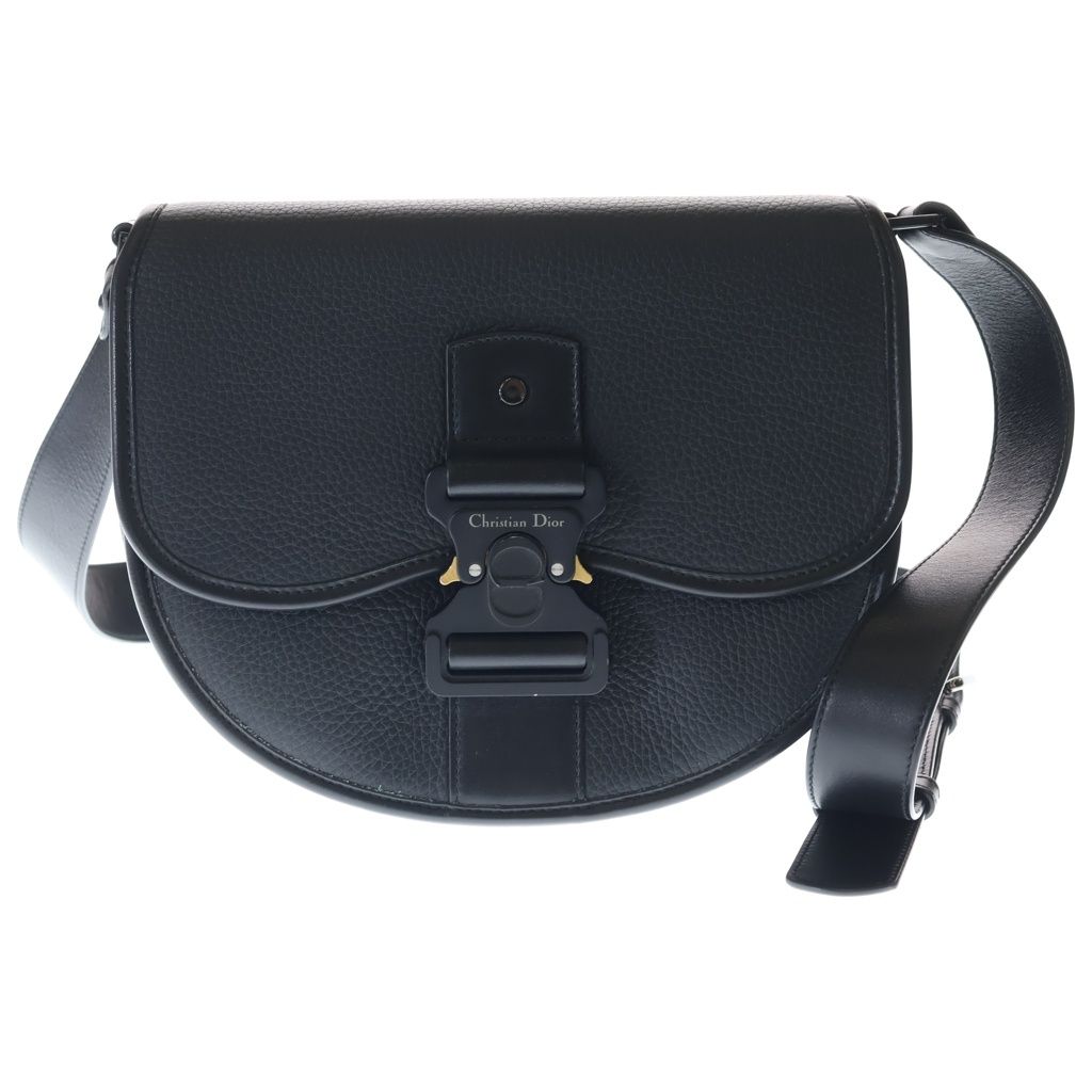 DIOR (ディオール) ギャロップ ショルダーバッグ ブラック レザー