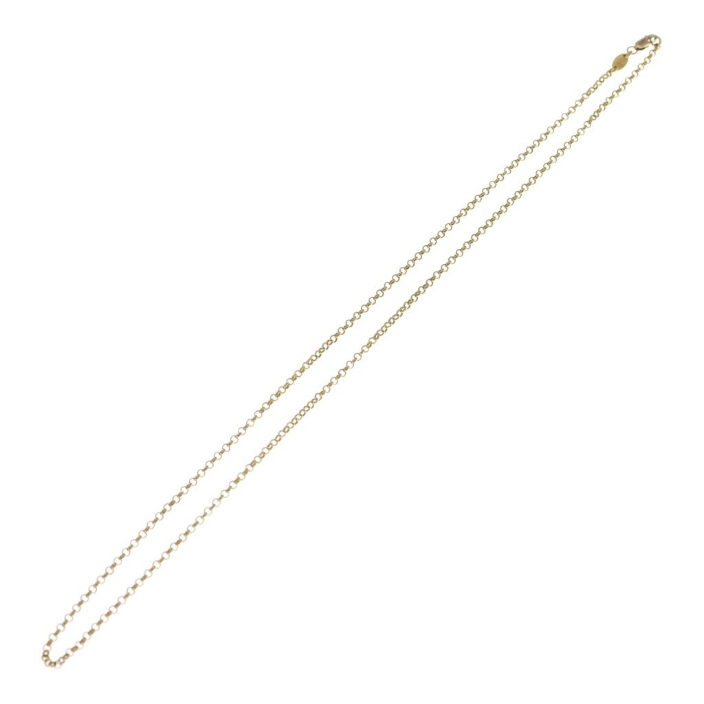 CHROME HEARTS (クロムハーツ) 22K NECKCHAIN R20 ロールチェーン
