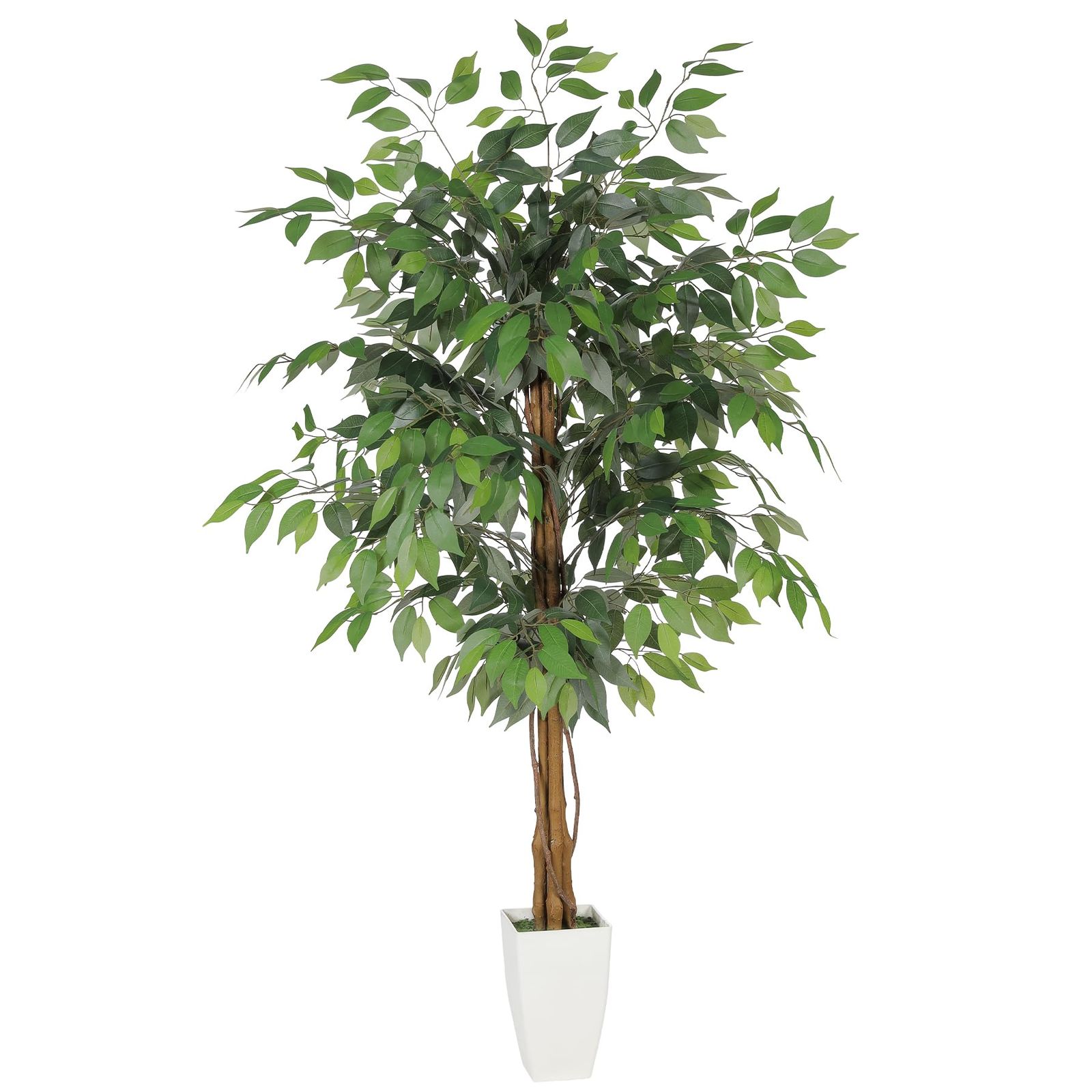 FEELEAD フェイクグリーン ガジュマルの木 多幸の木 大型 150cm 人工観葉植物 造花 光触媒 鉢付 お手入れ簡単 インテリアグリーン 風水 新築祝い 開店祝い プレゼント 室内 部屋 飾りｍａ 8b136b28
