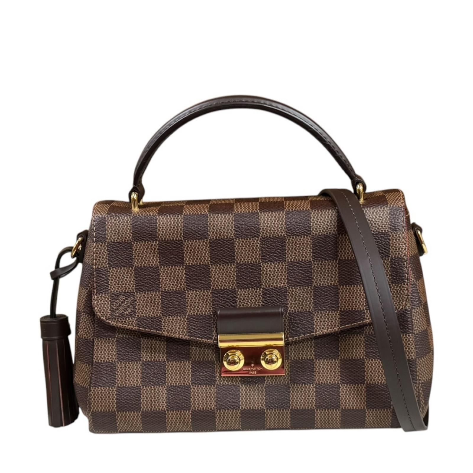 ルイヴィトン クロワゼット ダミエ ショルダーバッグ ダミエキャンバス N53000 ブラウン レディース LOUIS VUITTON 中古 ルイヴィトン ルイ ヴィトン 124,850円