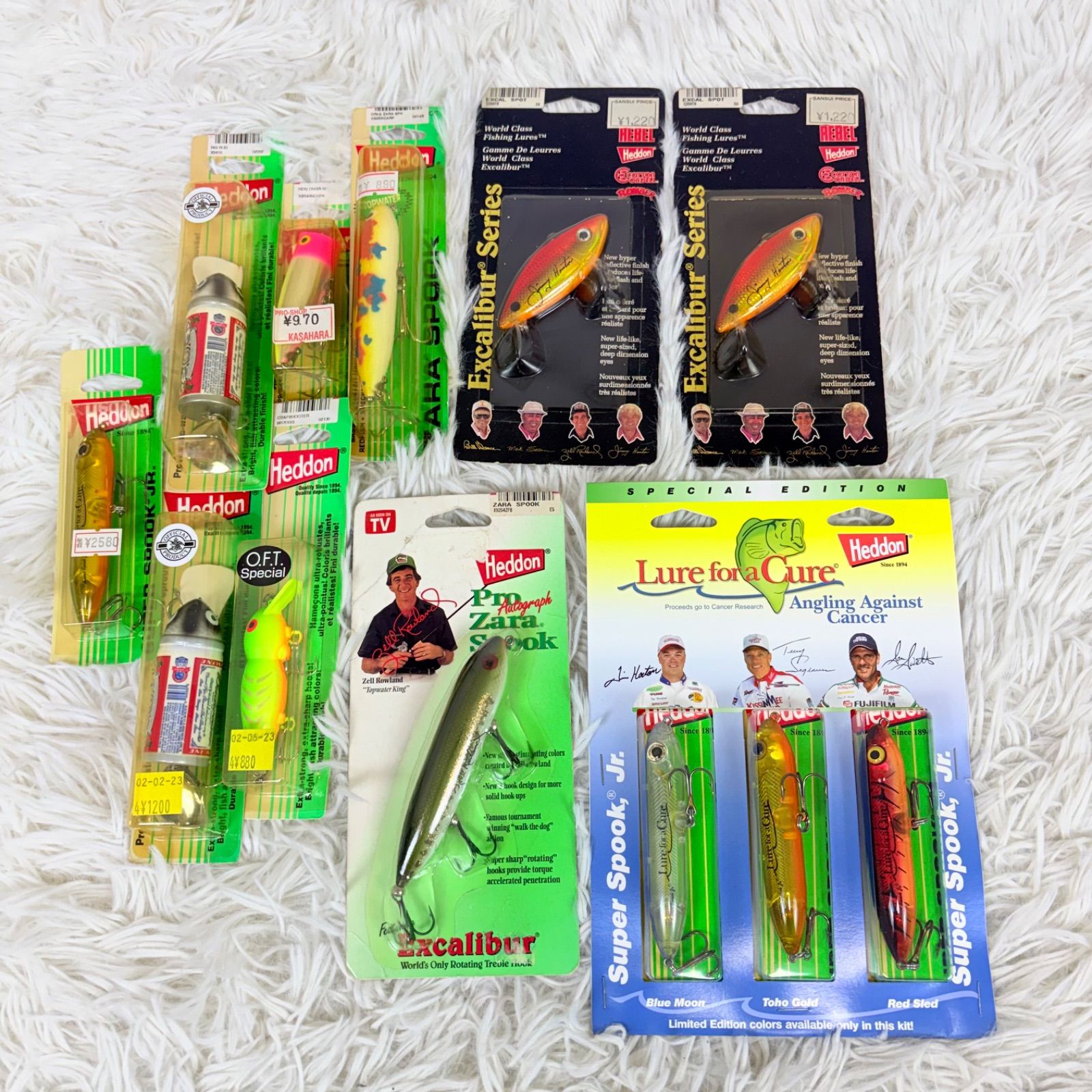 ヘドン Heddon ルアー まとめ ザラスプーク トップウォーター オールドルアー バス釣り