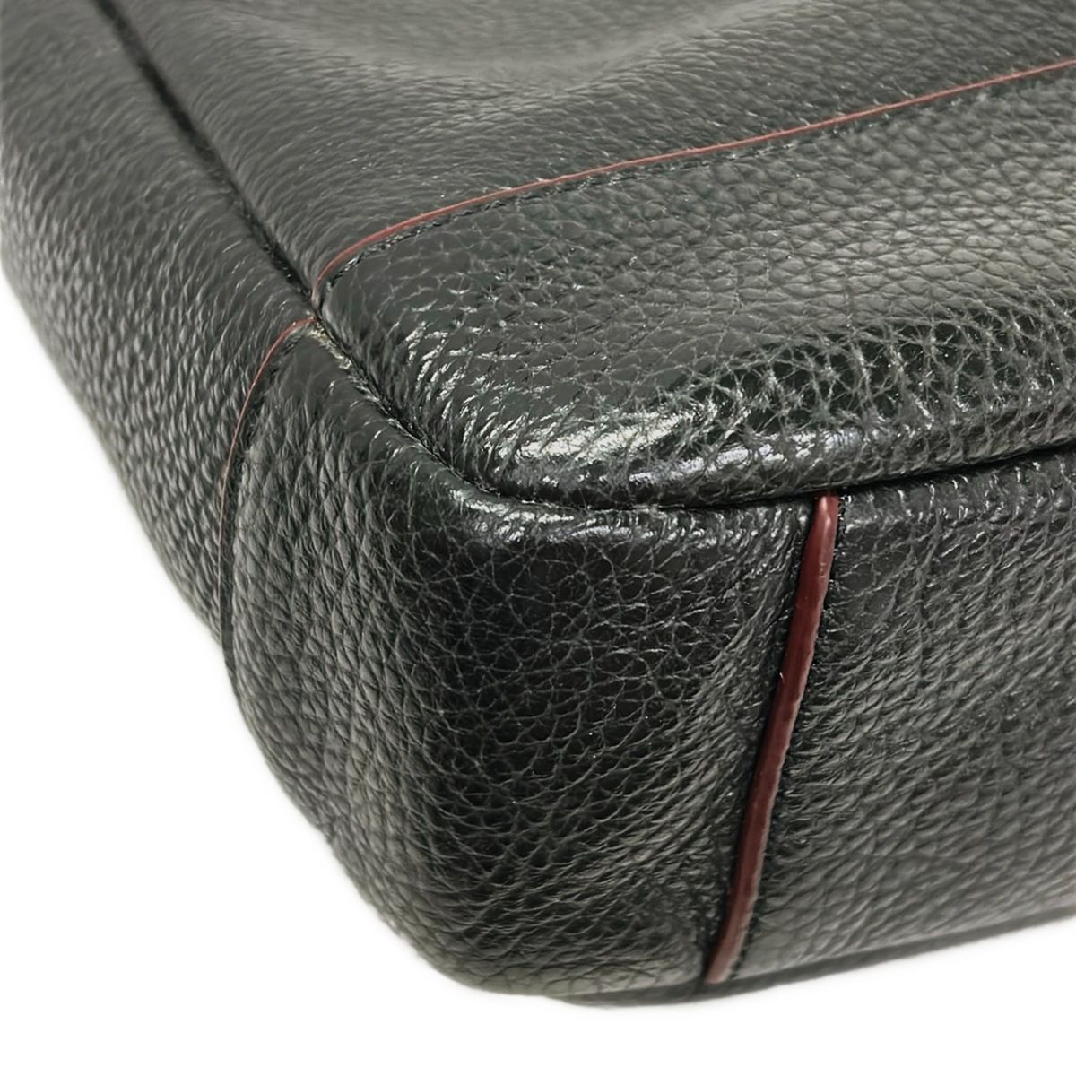 COACH(コーチ) ビジネスバッグ ペブルド レザー ハミルトン ブリーフケース F11319 黒 レザー