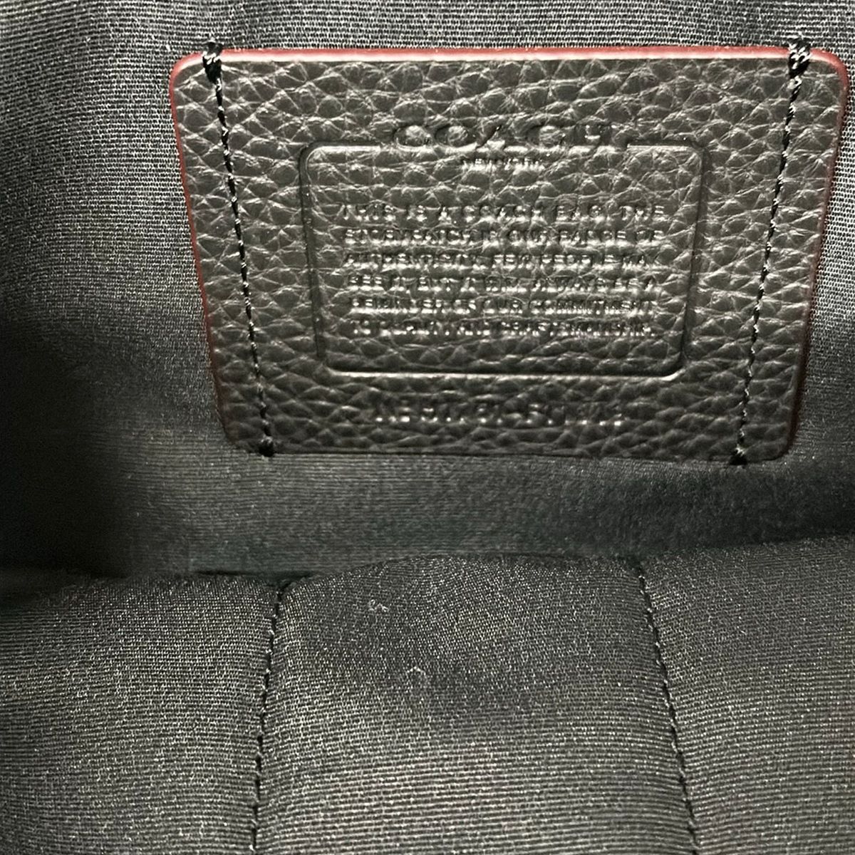 COACH(コーチ) ビジネスバッグ ペブルド レザー ハミルトン ブリーフケース F11319 黒 レザー