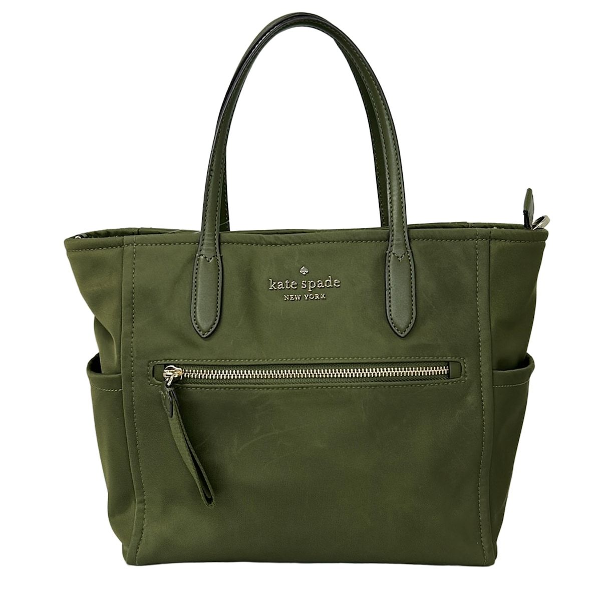 Kate spade(ケイトスペード) ハンドバッグ チェルシー ミディアム サッチェル WKR00566 カーキ レザー