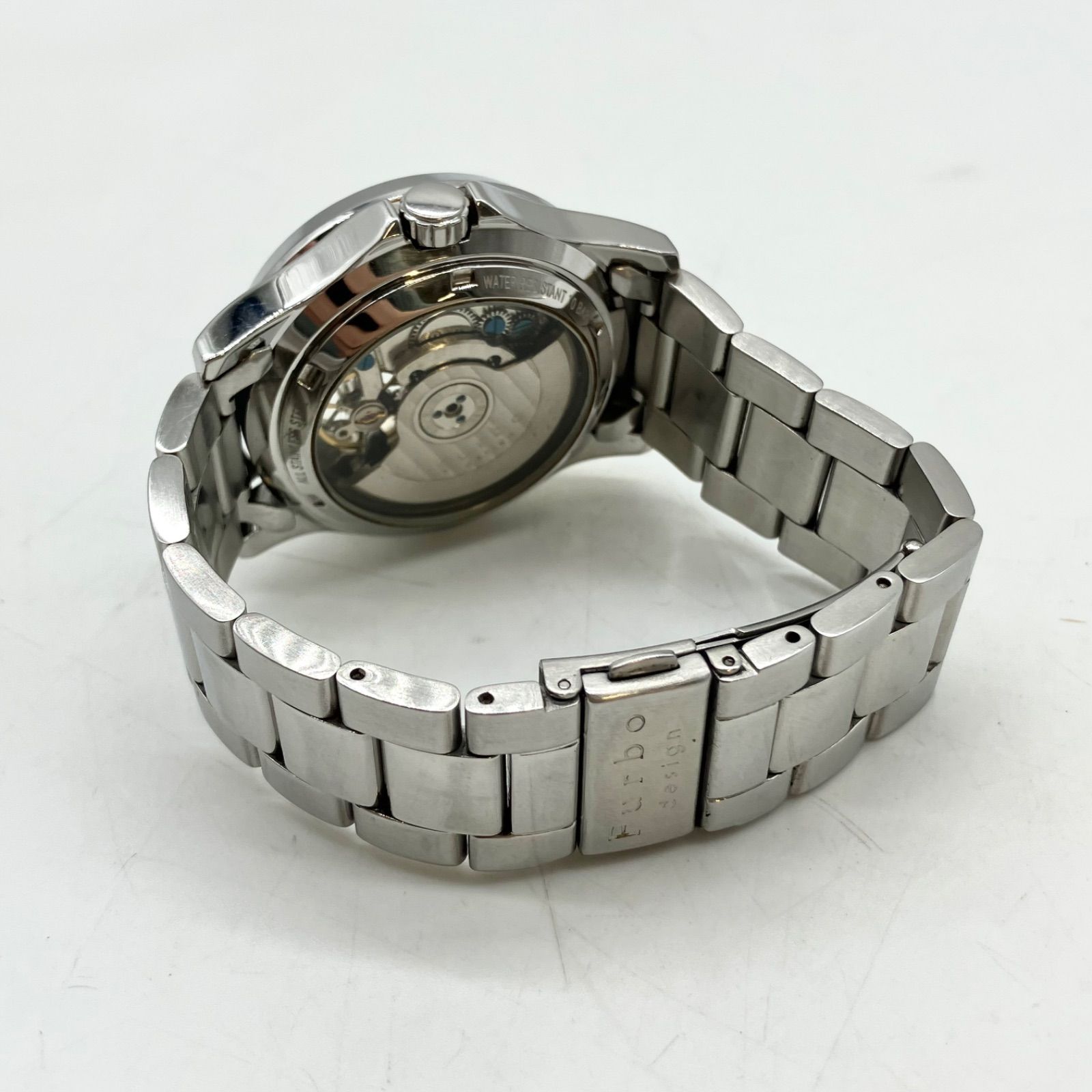 FA741【訳あり】Furbo Design 自動巻き腕時計 スケルトン パワー 