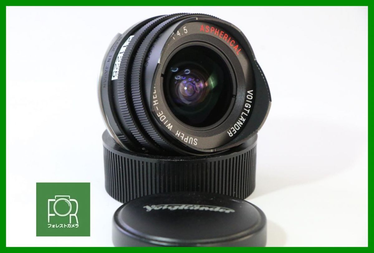 【動作保証・点検済】良品■Voigtlander HELIAR 15mm F4.5 ASPHERICAL 9160089 Lマウント/Mマウント変換アダプター付き■AB1043