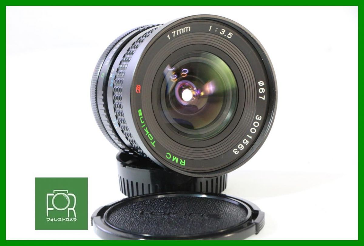 【動作保証・点検済】良品■RMC Tokina 17mm F3.5 キヤノンFD■前後キャップ付き■5190