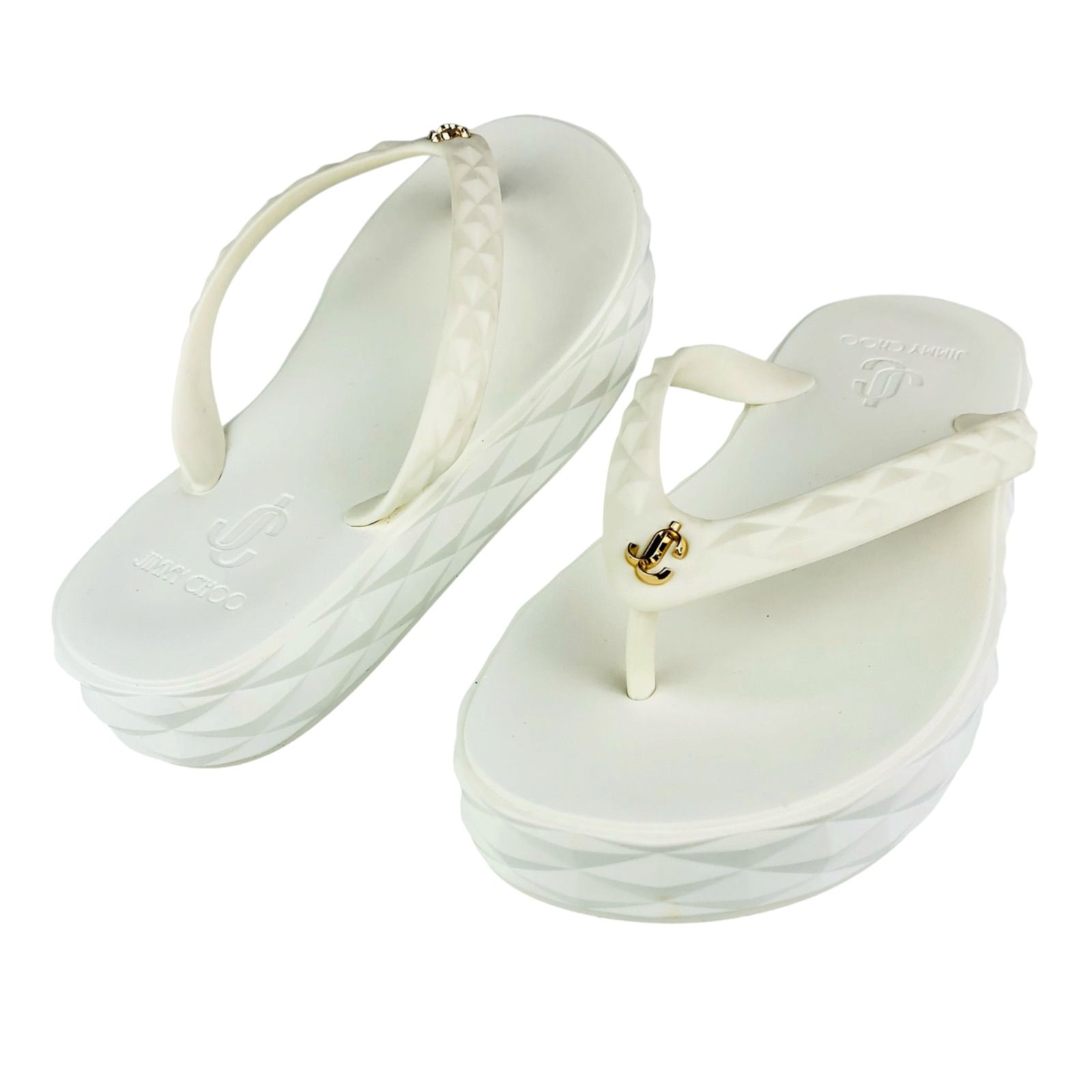 良品☆JIMMY CHOO☆ジミーチュウ【DIAMOND FLIP FLOP】レディース