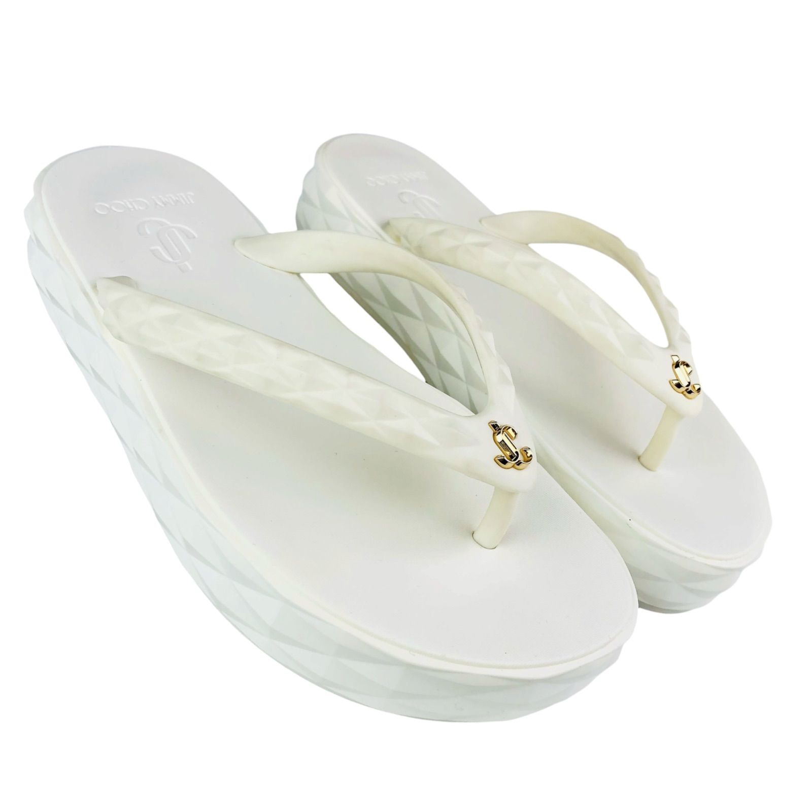 良品☆JIMMY CHOO☆ジミーチュウ【DIAMOND FLIP FLOP】レディース