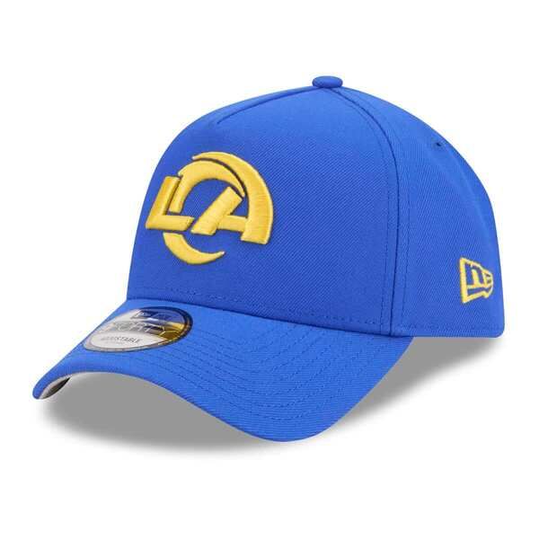 ニューエラ メンズ アクセサリー 帽子 Mens New Era Royalos Angeles Rams 9FORTY AFrame Adjustable Hat Royal