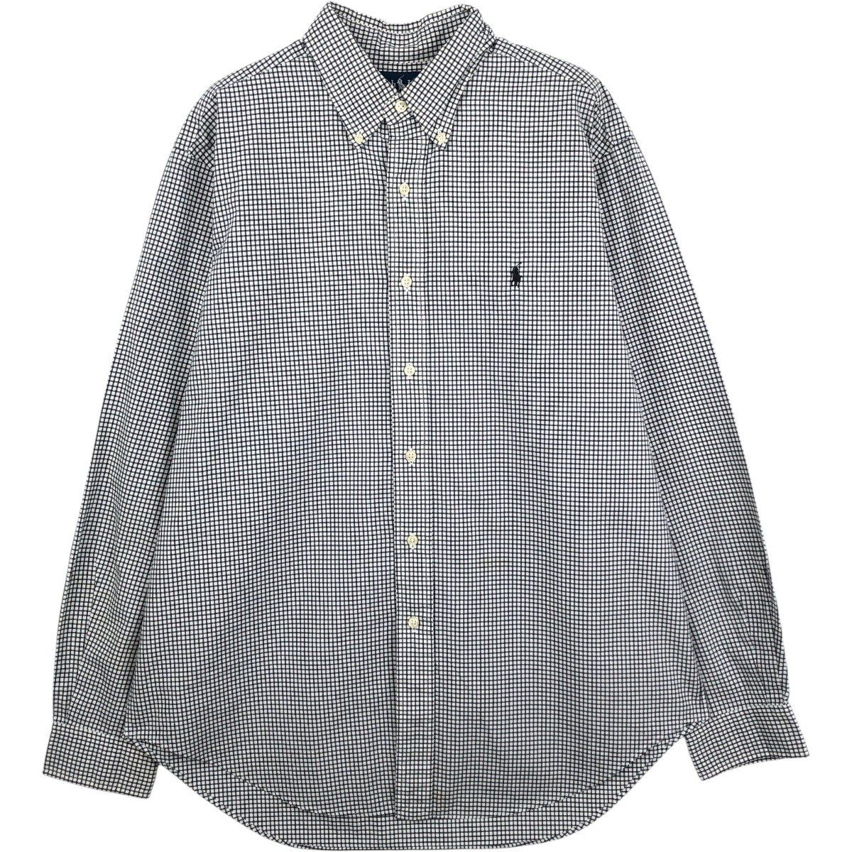 古着 ラルフローレン Ralph Lauren CLASSIC FIT クラシックフィット ギンガムチェック 長袖 ボタンダウンチェックシャツ/eaa661381