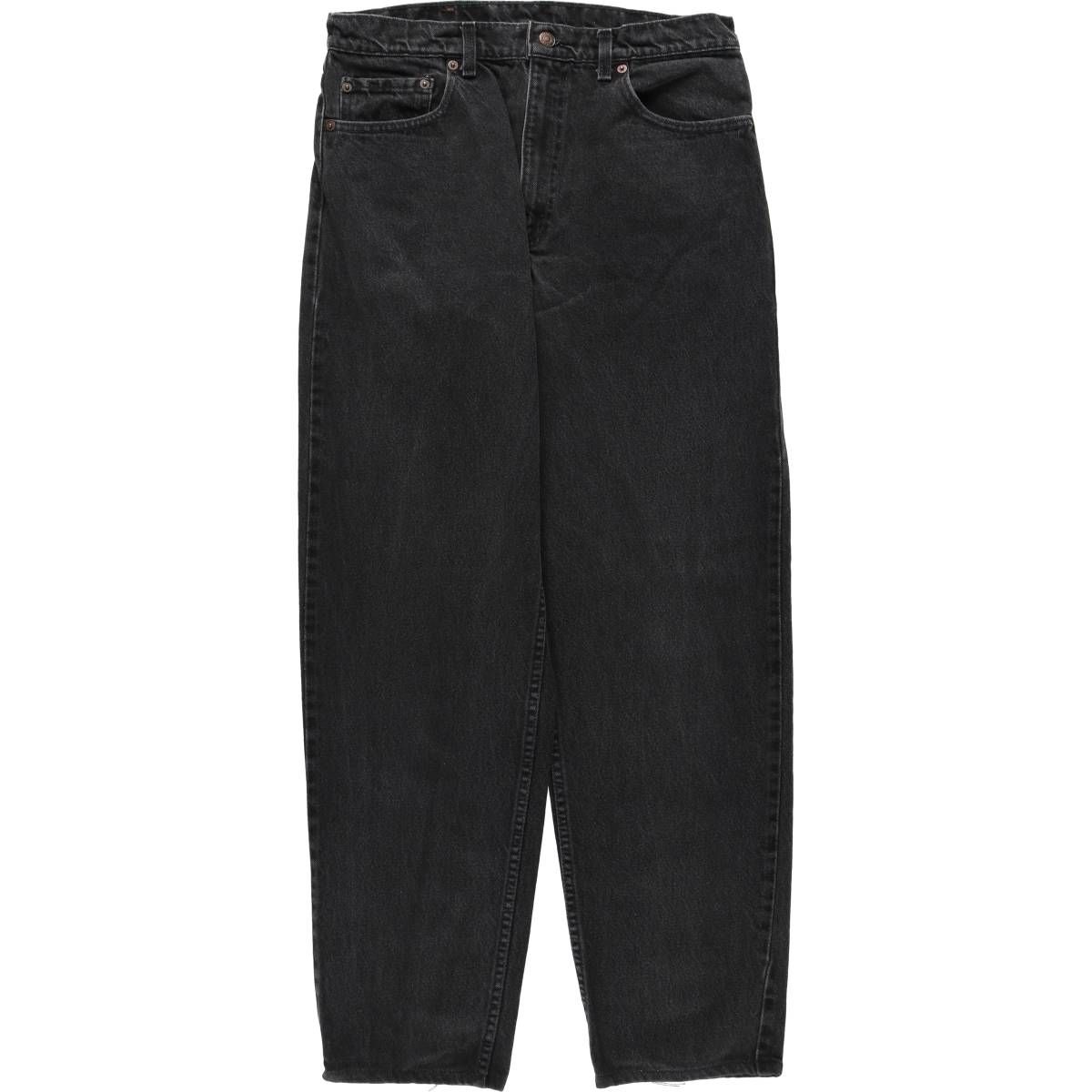 古着 90年代 リーバイス Levi's 550 ブラックデニム テーパードデニムパンツ USA製 メンズw33相当 ヴィンテージ/eaa663416